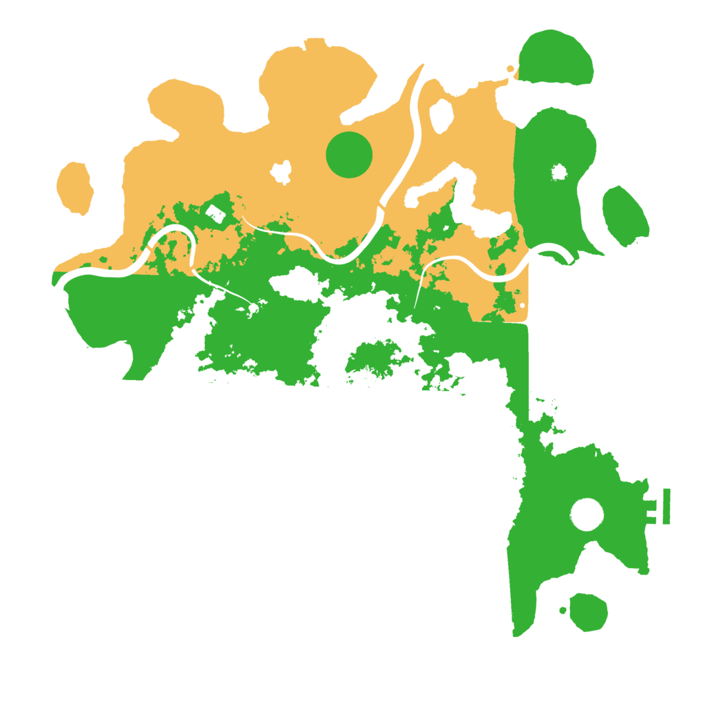 Biome Rust Map: Procedural Map, Size: 4000, Seed: 277588