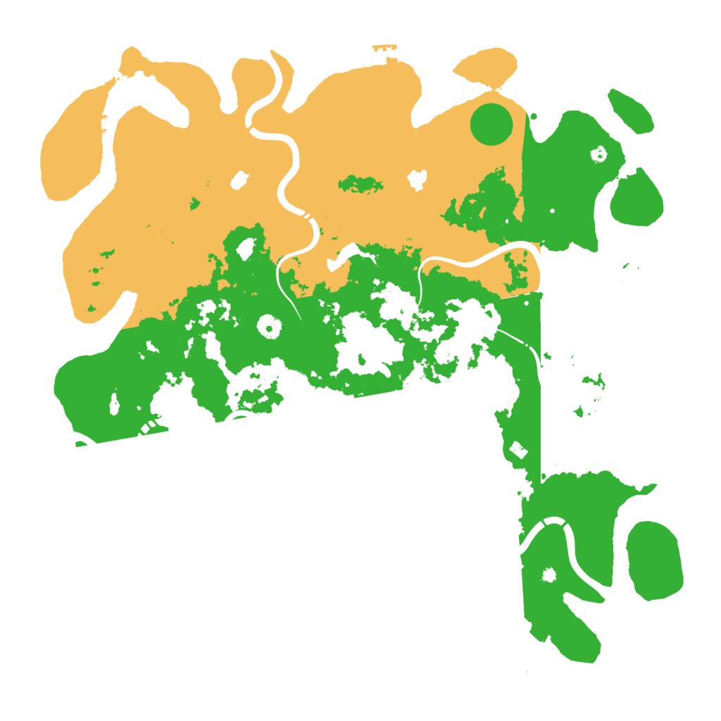 Biome Rust Map: Procedural Map, Size: 4500, Seed: 4226887
