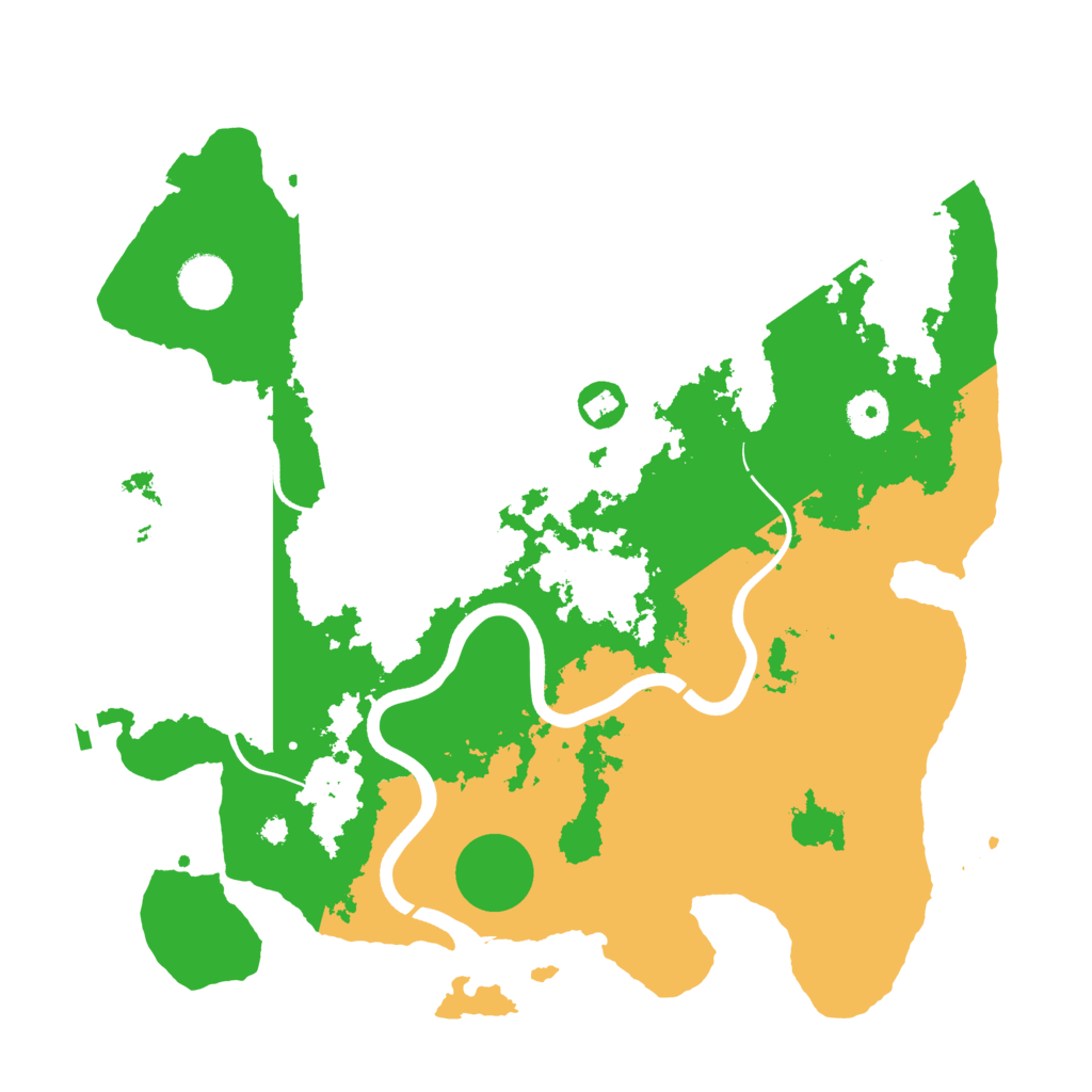 Biome Rust Map: Procedural Map, Size: 3700, Seed: 6022203