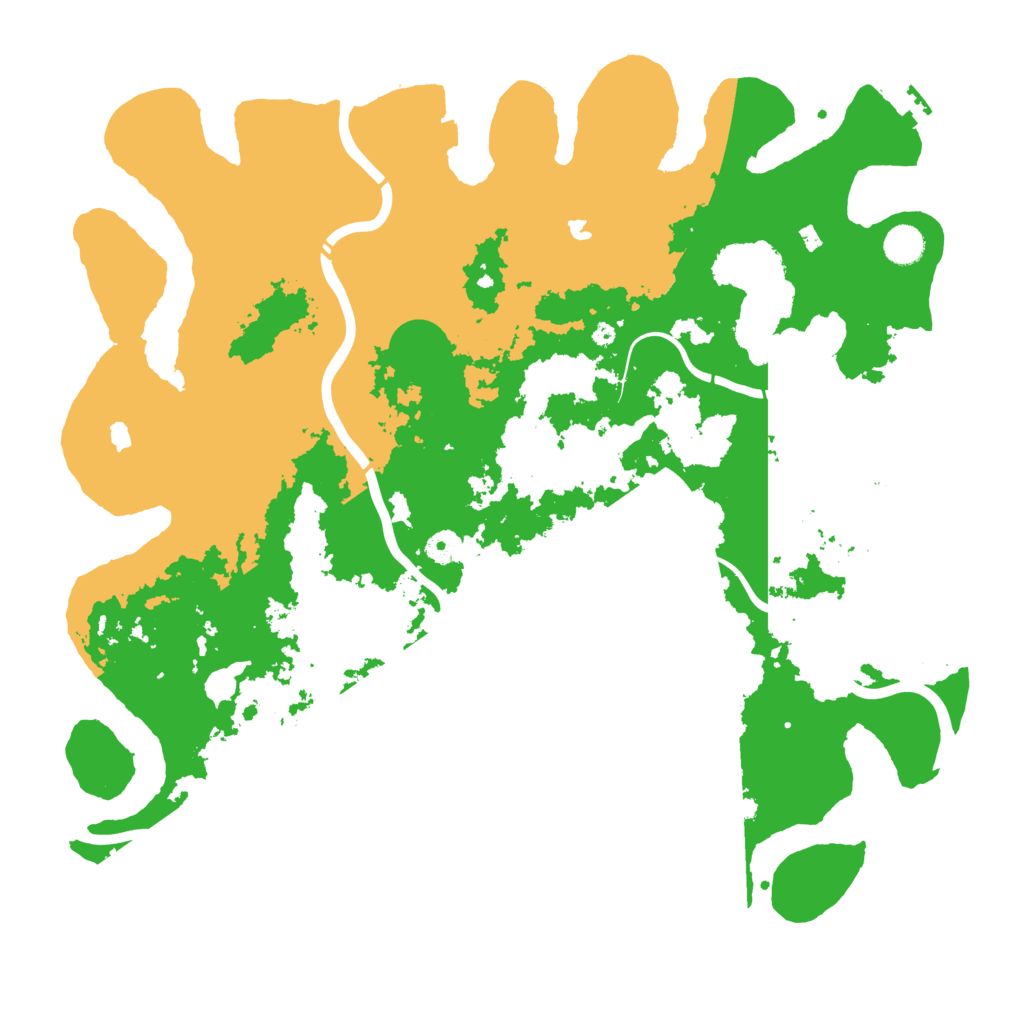 Biome Rust Map: Procedural Map, Size: 4500, Seed: 5937606