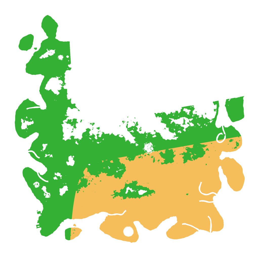 Biome Rust Map: Procedural Map, Size: 4500, Seed: 3380142