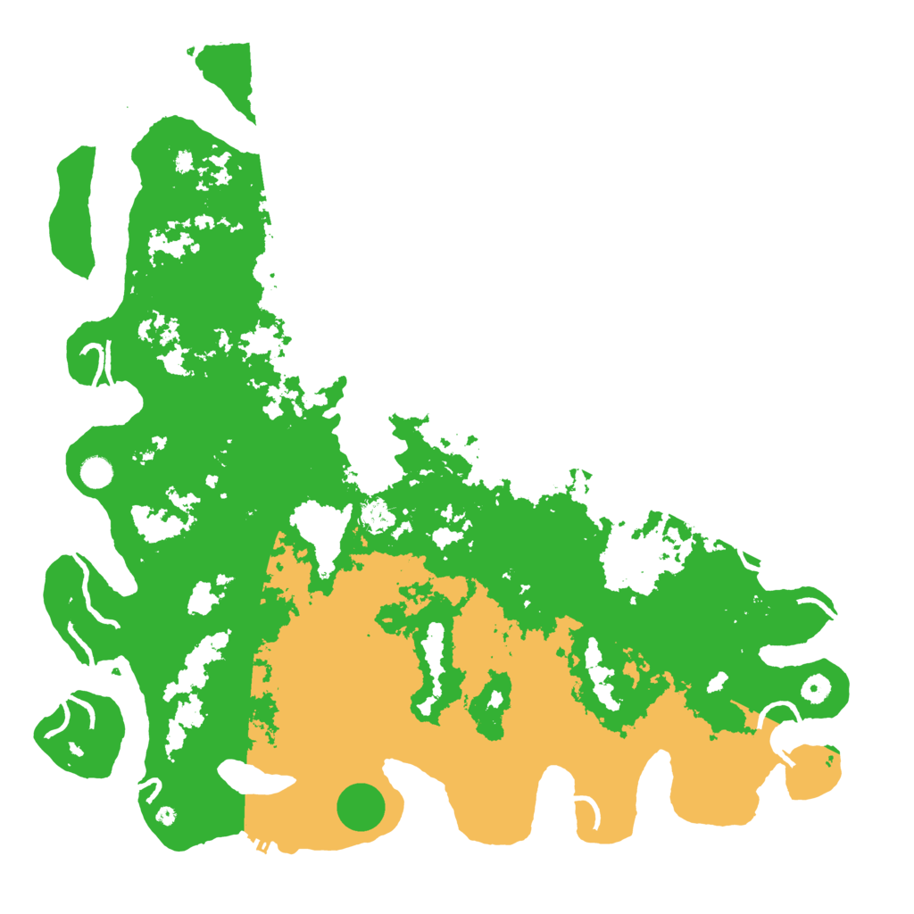 Biome Rust Map: Procedural Map, Size: 5000, Seed: 1564