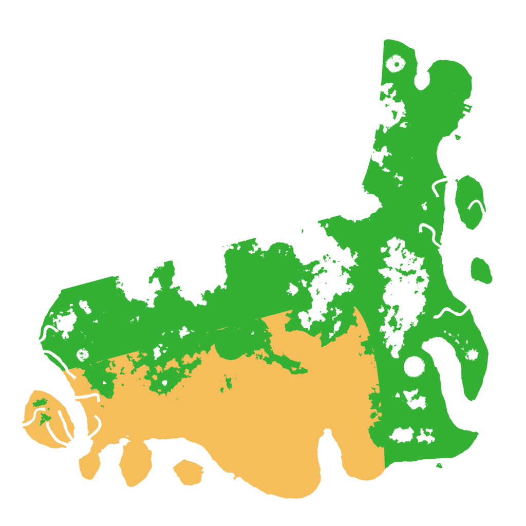 Biome Rust Map: Procedural Map, Size: 4500, Seed: 1835013