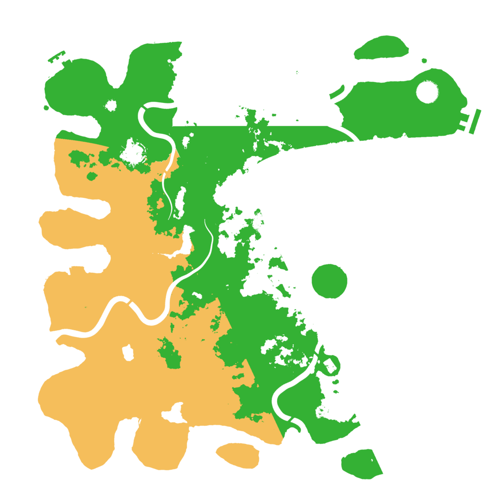 Biome Rust Map: Procedural Map, Size: 4000, Seed: 1050066287