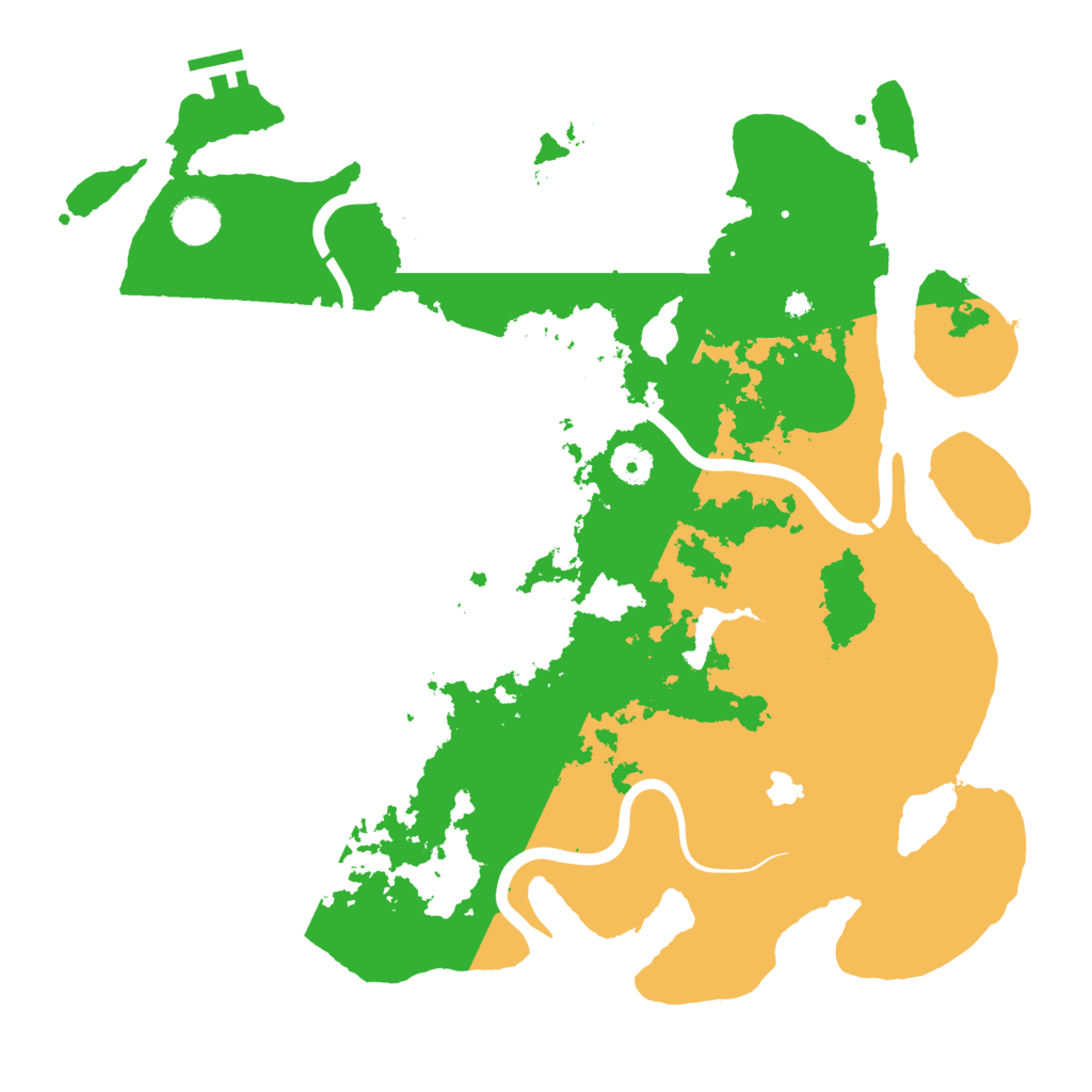 Biome Rust Map: Procedural Map, Size: 4000, Seed: 242228