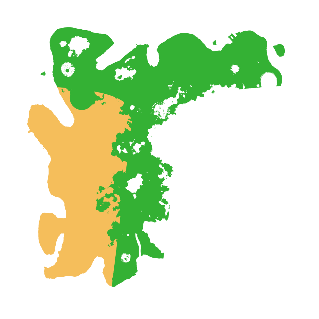 Biome Rust Map: Procedural Map, Size: 3500, Seed: 1234123