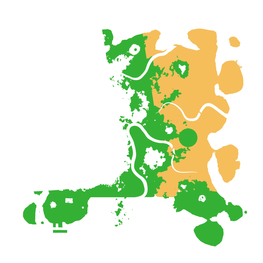 Biome Rust Map: Procedural Map, Size: 3750, Seed: 15116