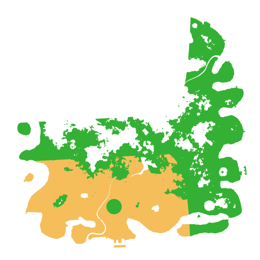 Biome Rust Map: Procedural Map, Size: 4500, Seed: 144774