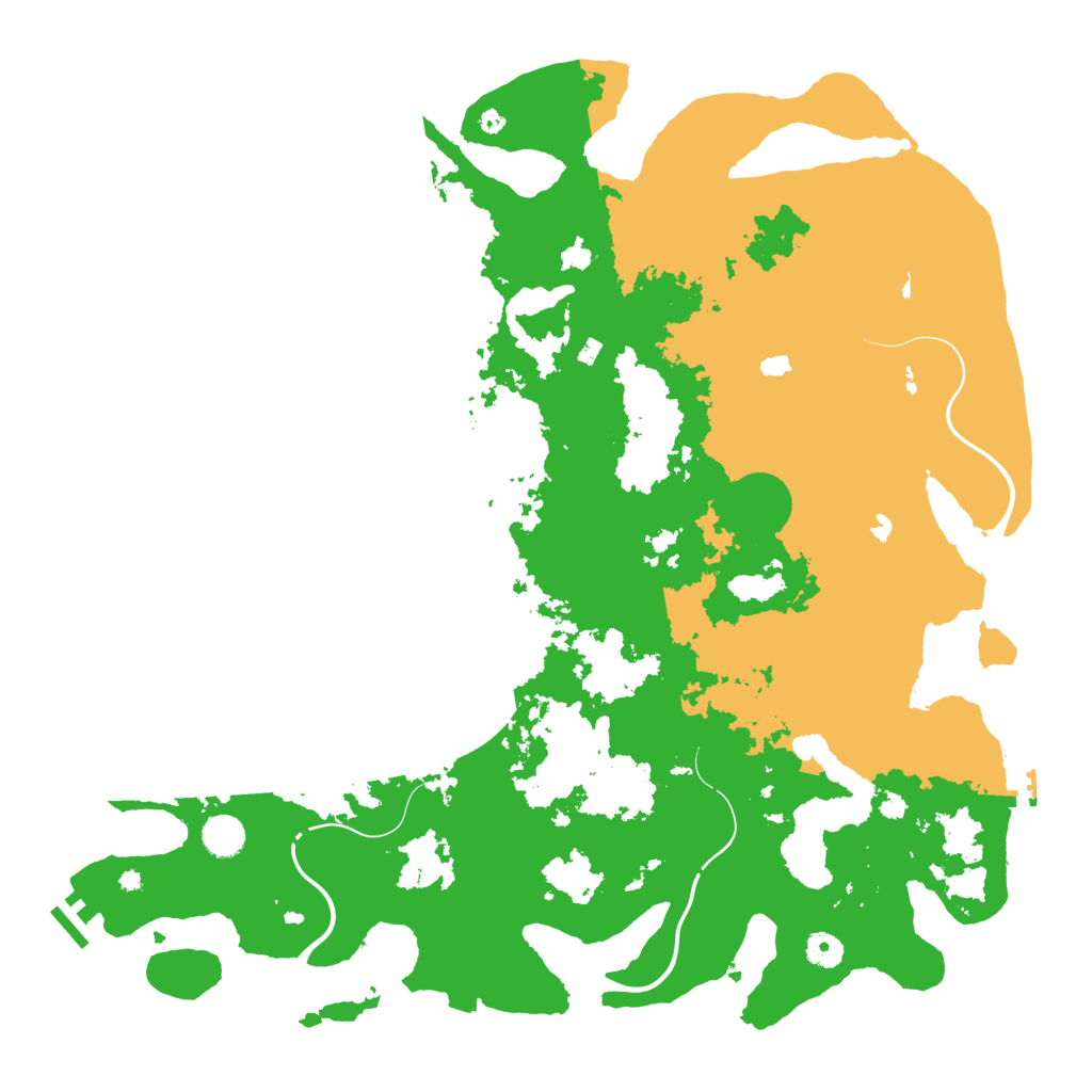 Biome Rust Map: Procedural Map, Size: 4500, Seed: 3991686