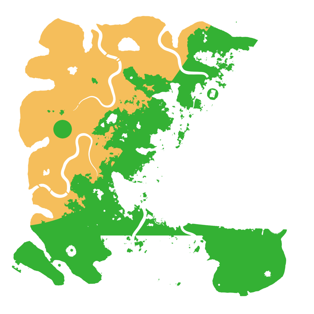 Biome Rust Map: Procedural Map, Size: 4500, Seed: 224303