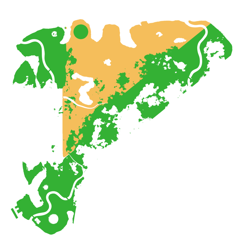 Biome Rust Map: Procedural Map, Size: 4500, Seed: 5192249