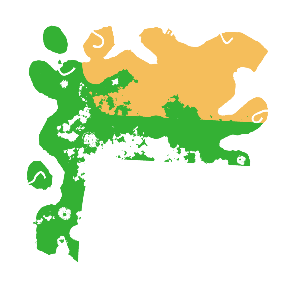 Biome Rust Map: Procedural Map, Size: 3500, Seed: 5349396