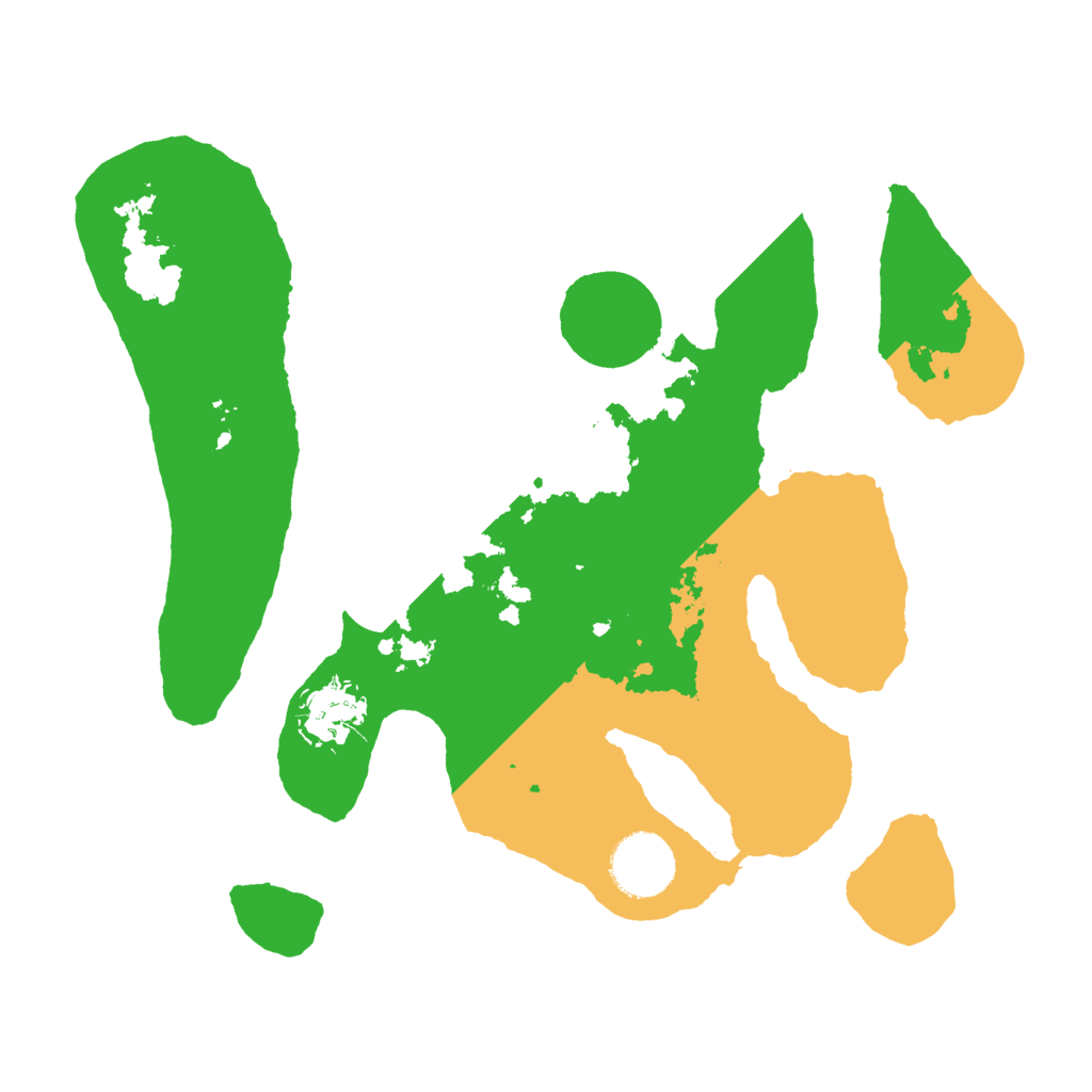 Biome Rust Map: Barren, Size: 3000, Seed: 2000