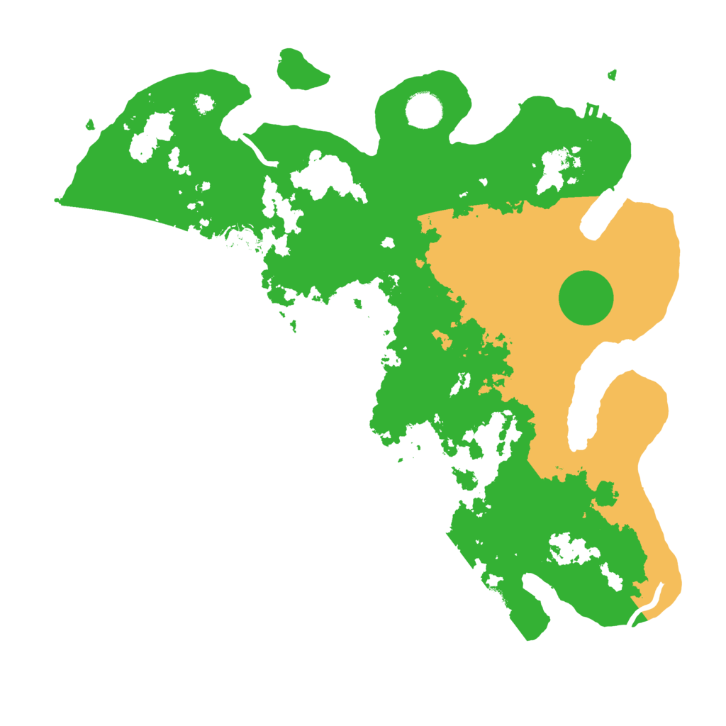 Biome Rust Map: Procedural Map, Size: 3500, Seed: 876612