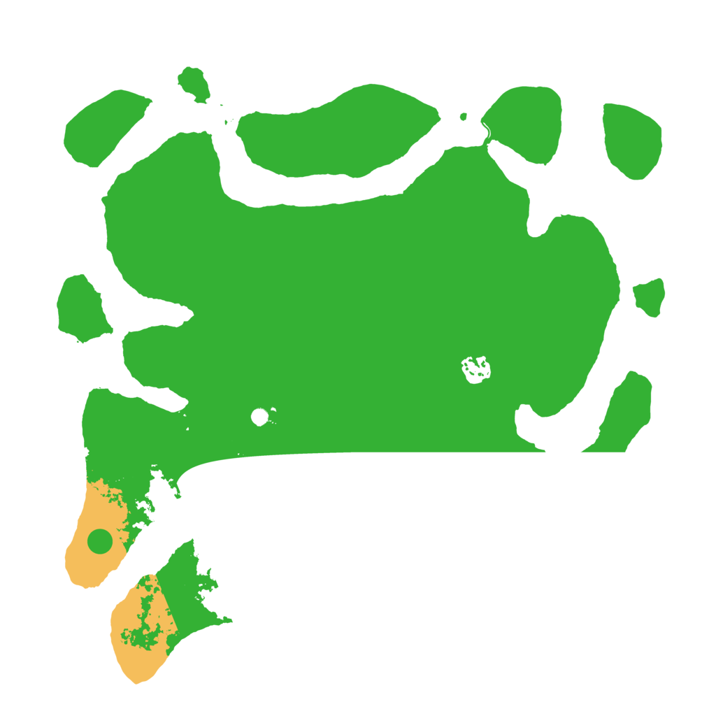 Biome Rust Map: Barren, Size: 3750, Seed: 2033565849