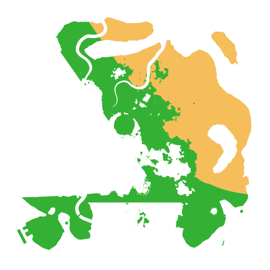 Biome Rust Map: Procedural Map, Size: 3550, Seed: 244154