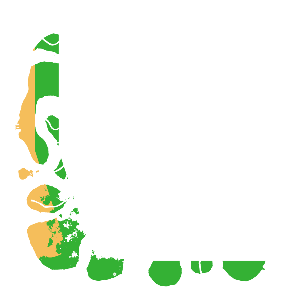 Biome Rust Map: Procedural Map, Size: 4500, Seed: 1250136
