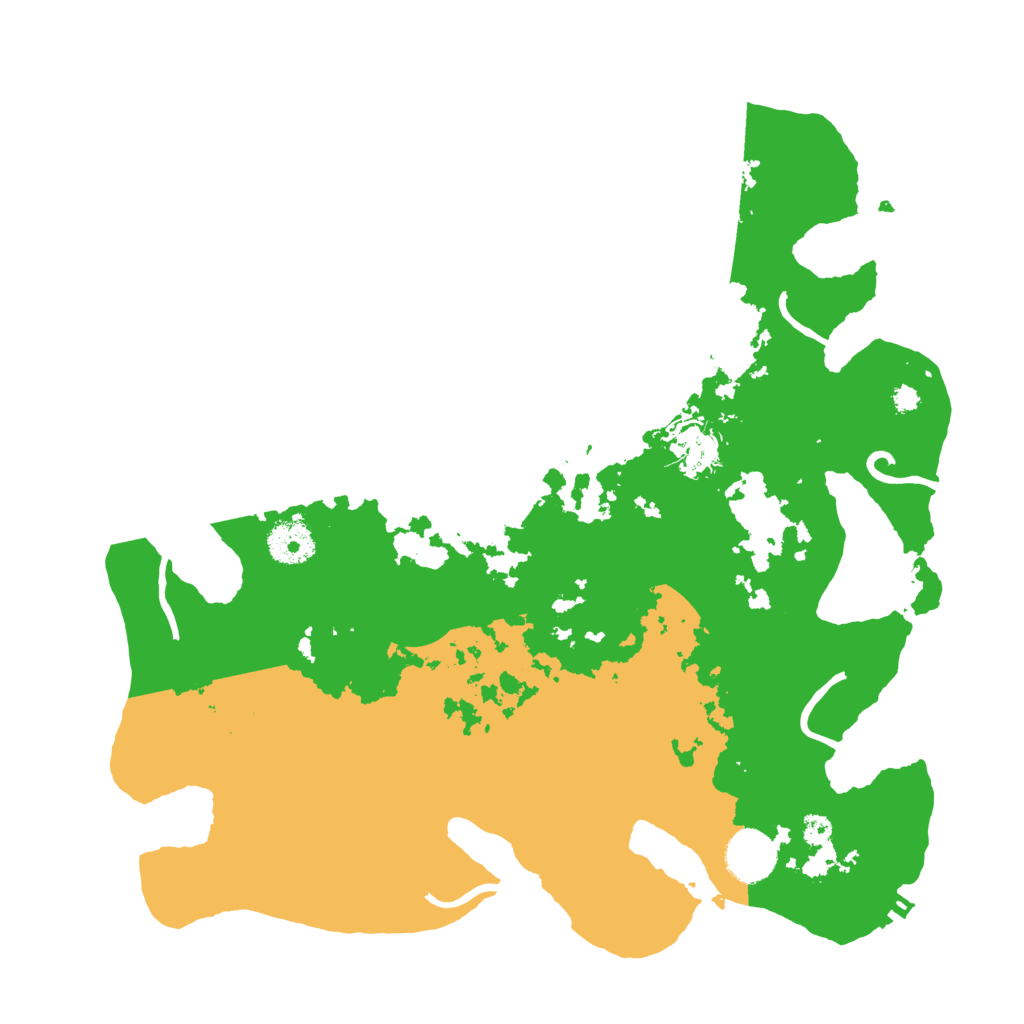 Biome Rust Map: Procedural Map, Size: 3500, Seed: 1488099189