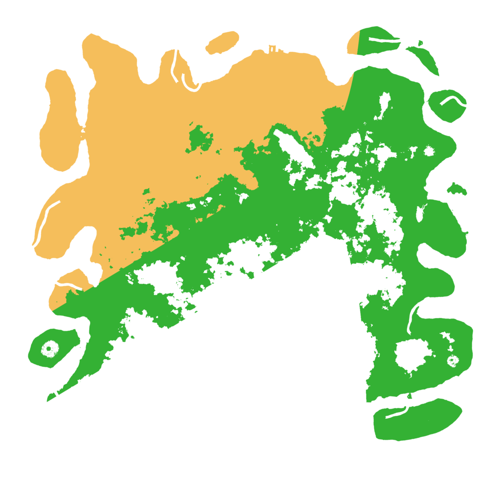 Biome Rust Map: Procedural Map, Size: 4500, Seed: 5391050