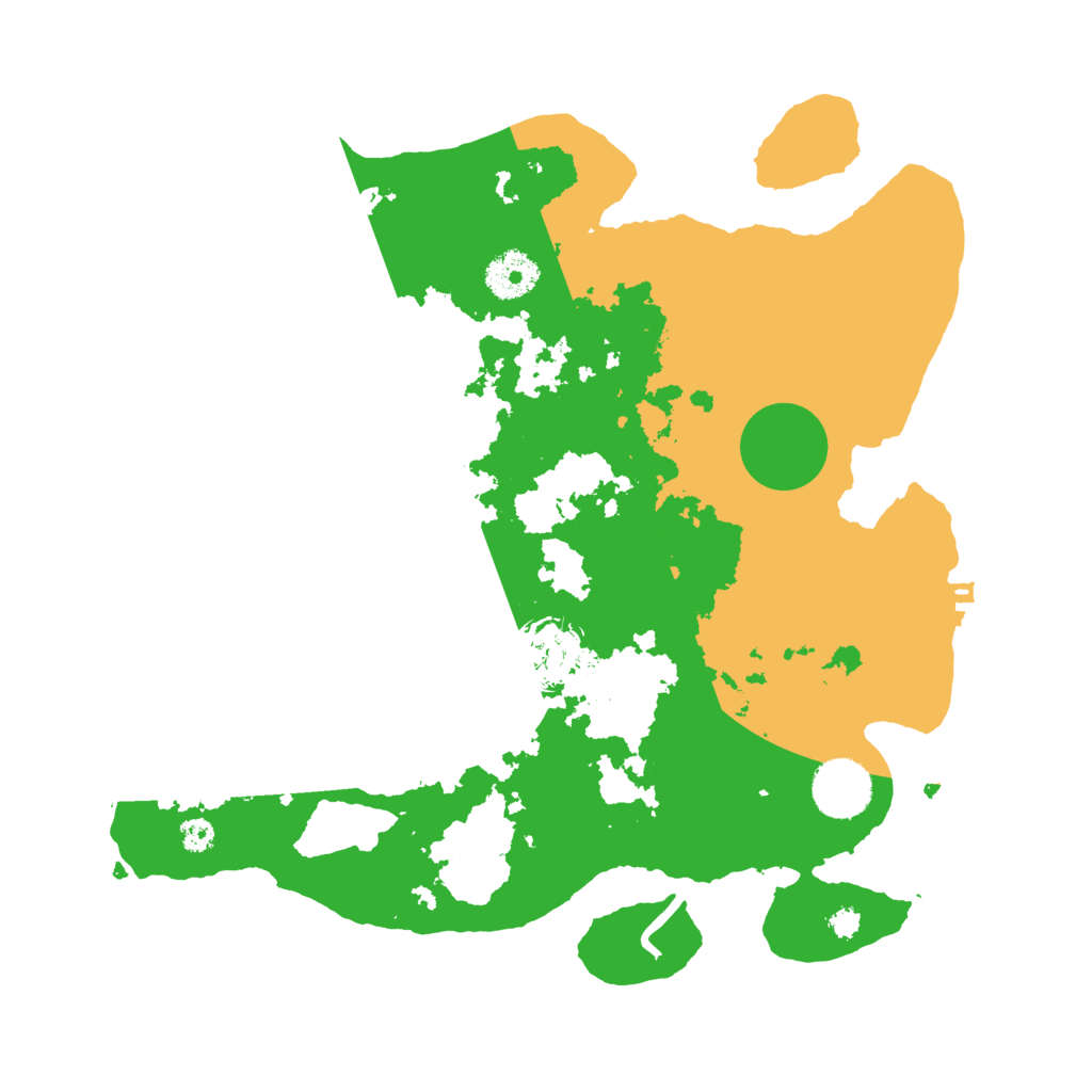 Biome Rust Map: Procedural Map, Size: 3300, Seed: 748545