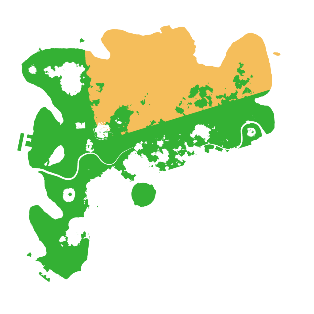 Biome Rust Map: Procedural Map, Size: 3550, Seed: 326430