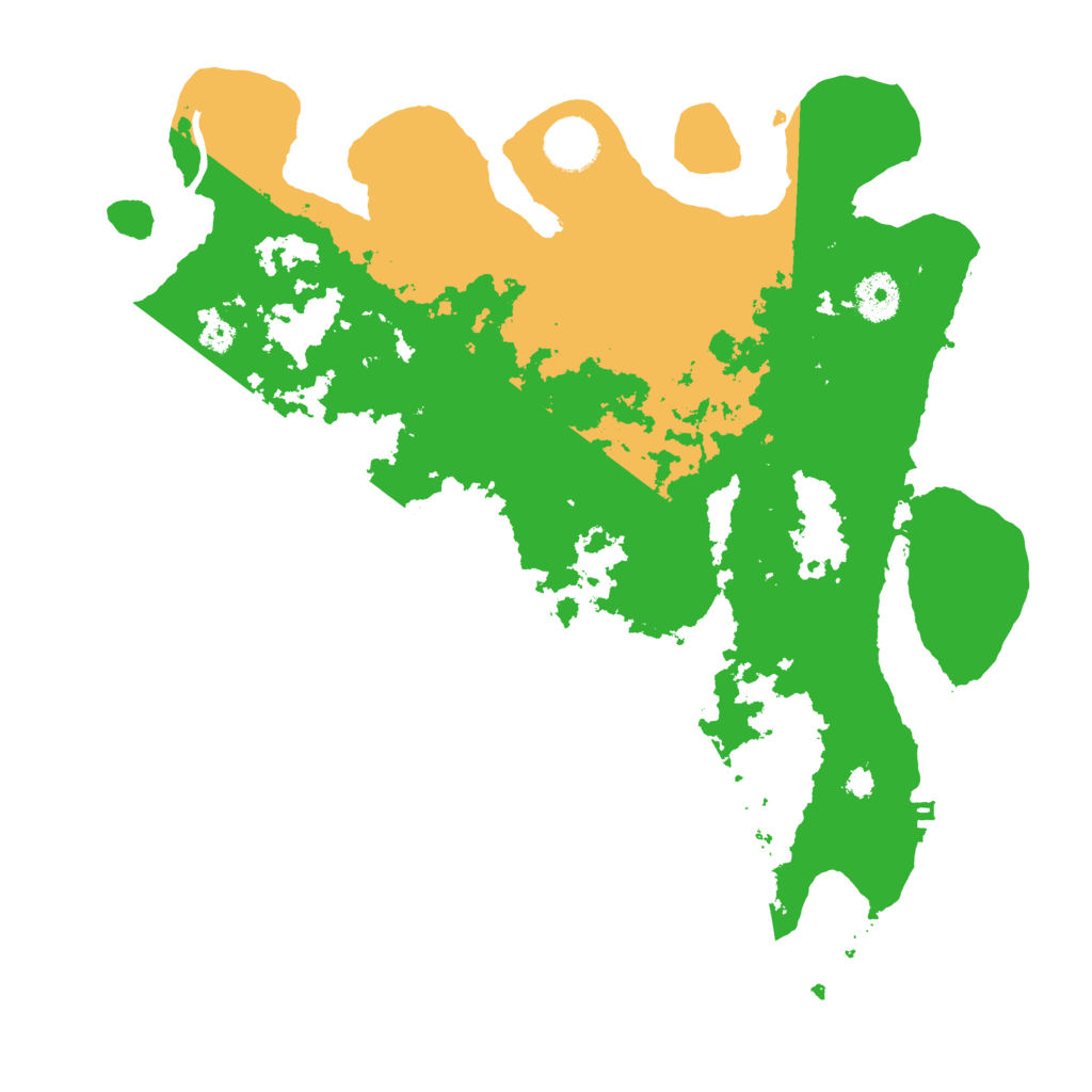 Biome Rust Map: Procedural Map, Size: 3550, Seed: 123836