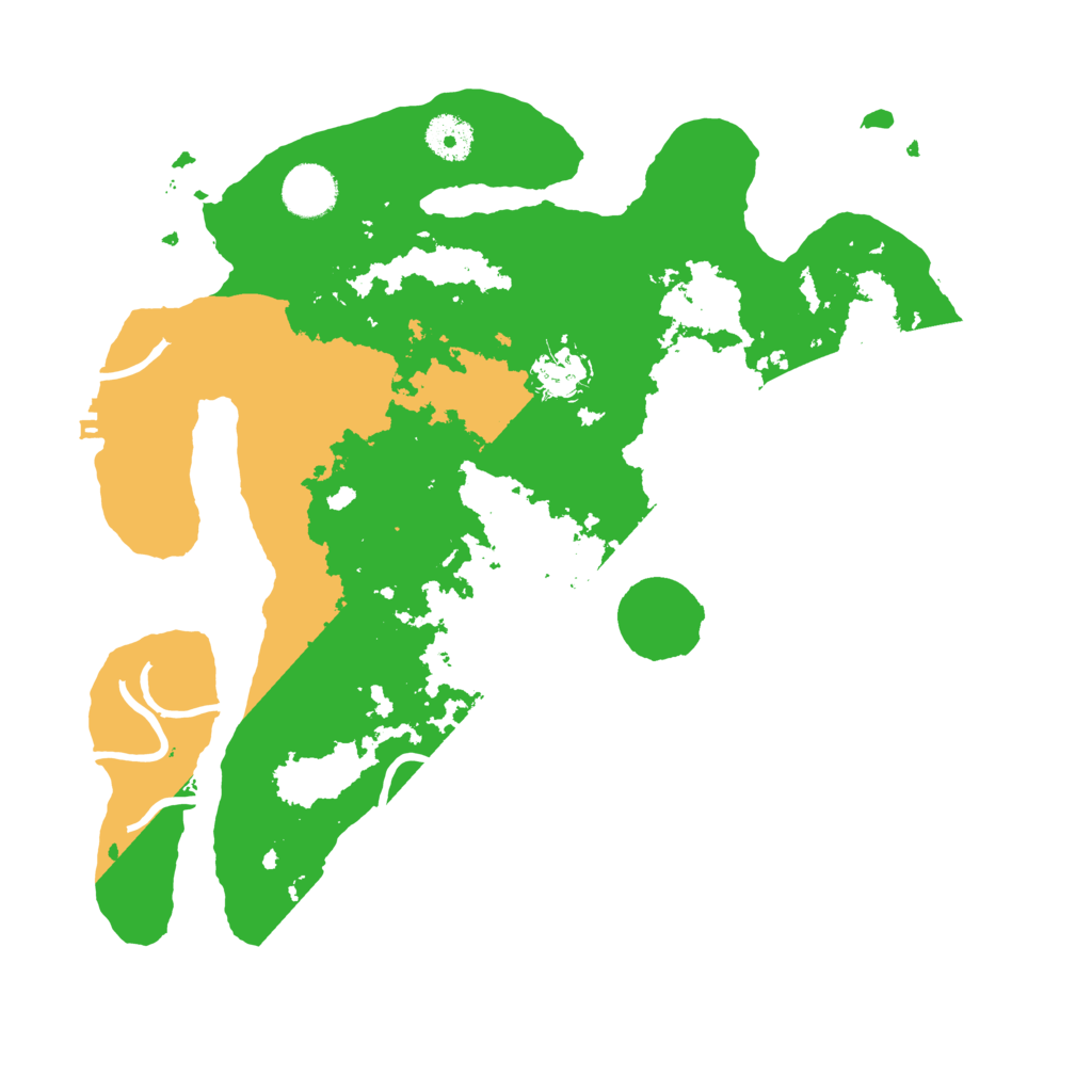 Biome Rust Map: Procedural Map, Size: 3550, Seed: 886186