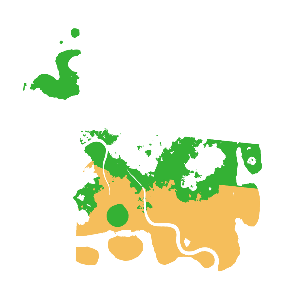 Biome Rust Map: Procedural Map, Size: 3550, Seed: 230207