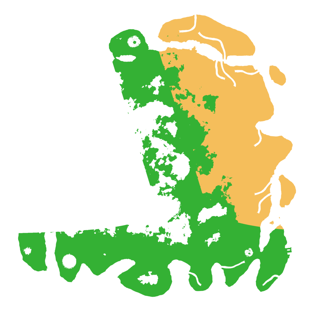Biome Rust Map: Procedural Map, Size: 4000, Seed: 541021