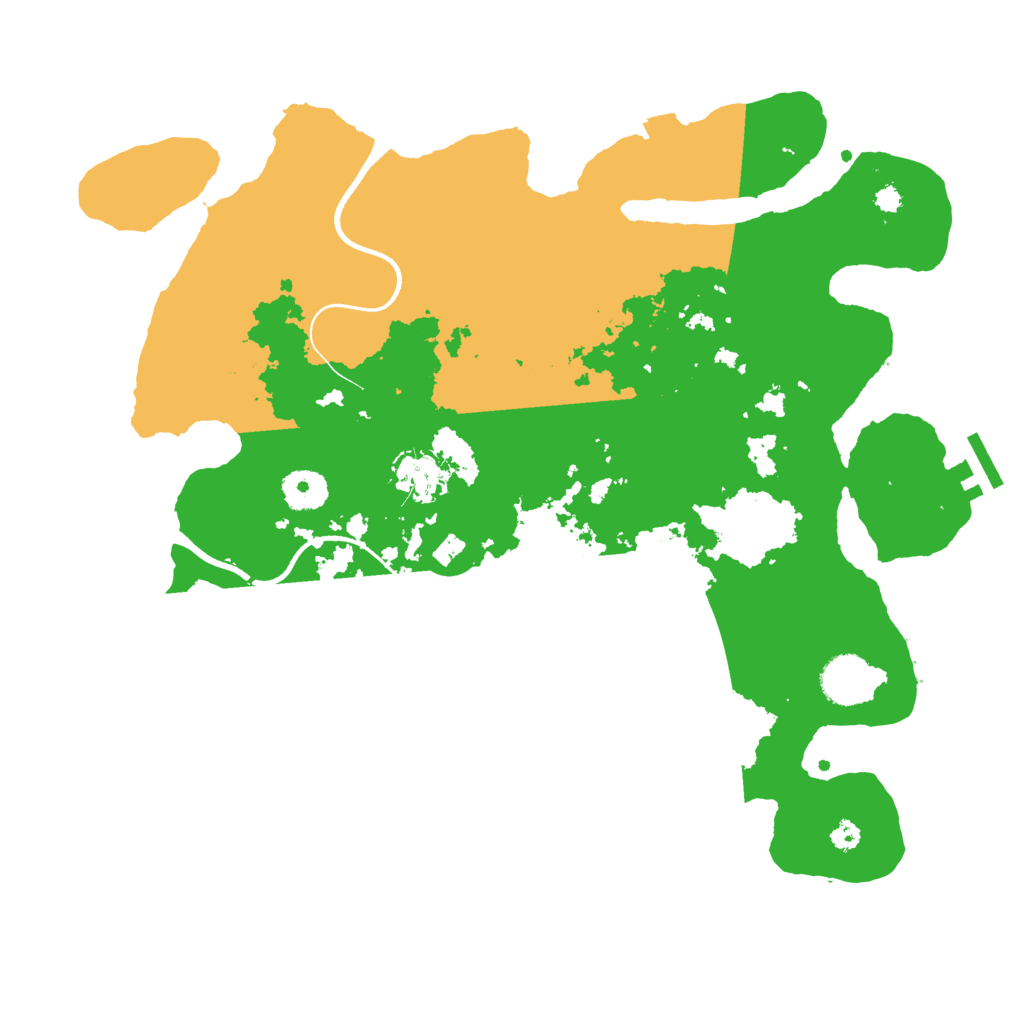 Biome Rust Map: Procedural Map, Size: 3550, Seed: 725595