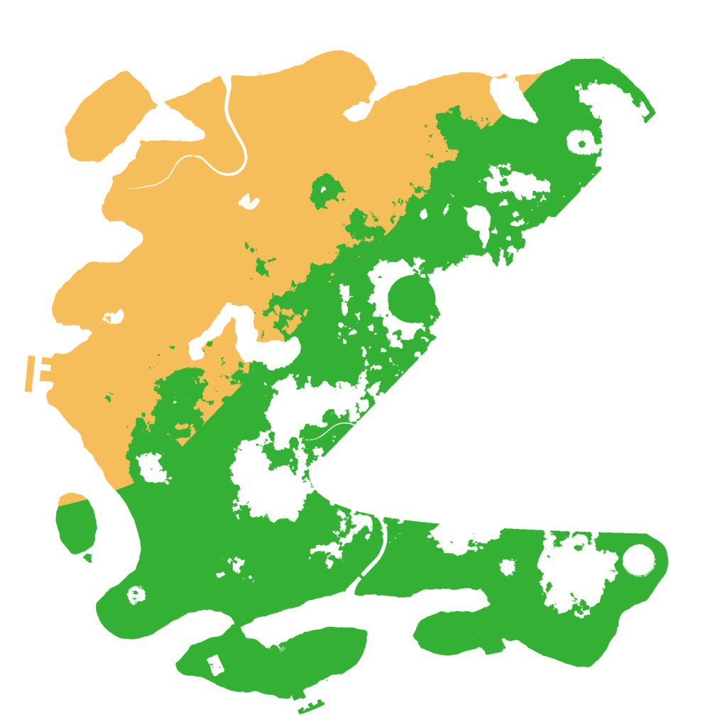 Biome Rust Map: Procedural Map, Size: 4050, Seed: 1836856646