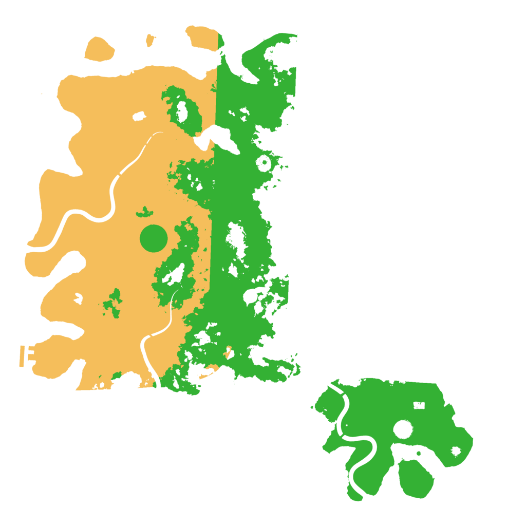 Biome Rust Map: Procedural Map, Size: 5000, Seed: 20220119