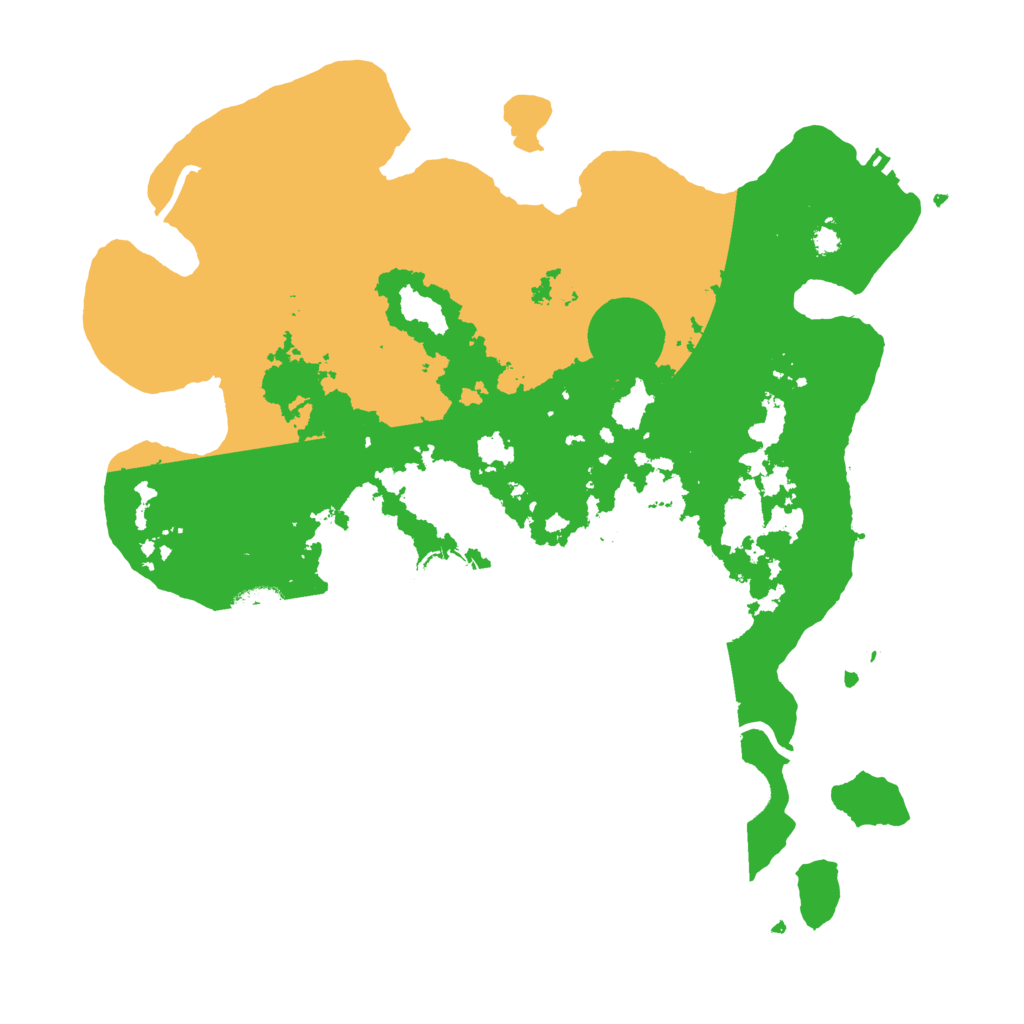 Biome Rust Map: Procedural Map, Size: 3550, Seed: 535702