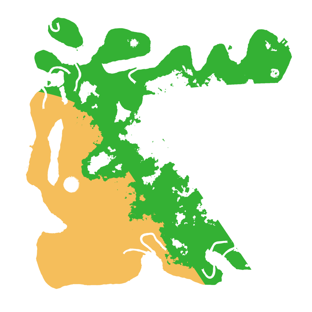 Biome Rust Map: Procedural Map, Size: 3550, Seed: 77028