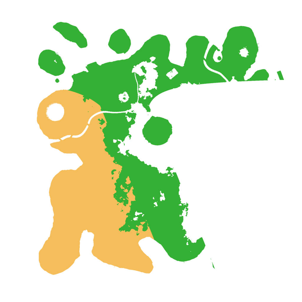 Biome Rust Map: Procedural Map, Size: 3000, Seed: 214125