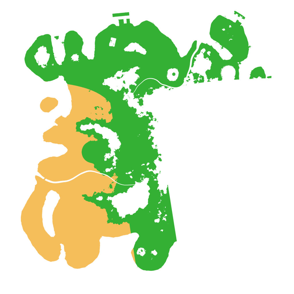 Biome Rust Map: Procedural Map, Size: 3550, Seed: 380249