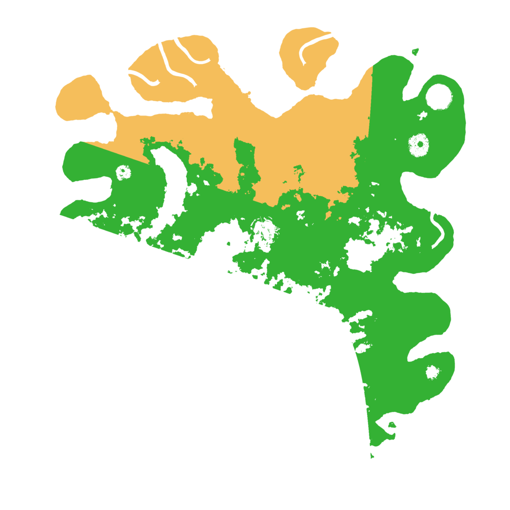 Biome Rust Map: Procedural Map, Size: 3500, Seed: 112130491