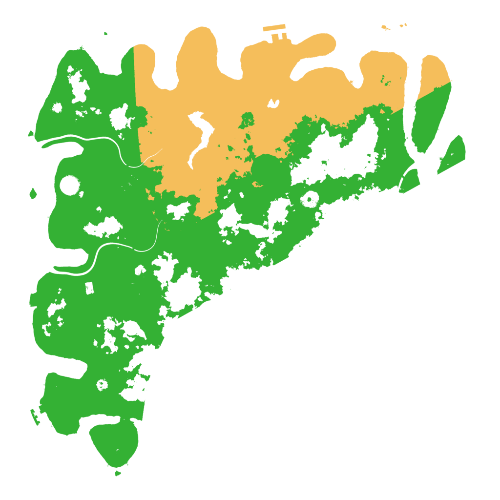 Biome Rust Map: Procedural Map, Size: 4500, Seed: 1096177644