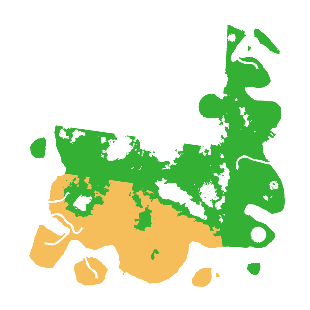 Biome Rust Map: Procedural Map, Size: 3550, Seed: 111506