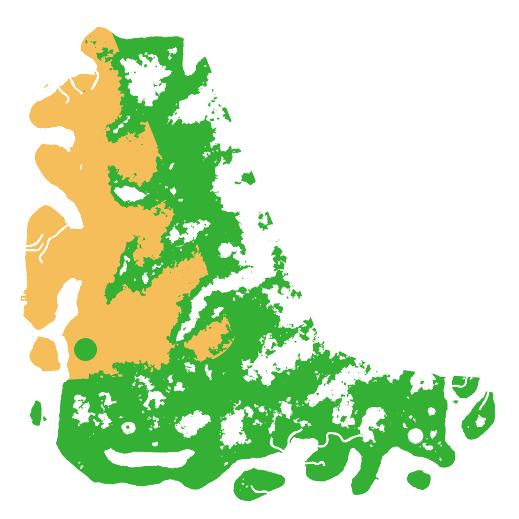 Biome Rust Map: Procedural Map, Size: 6000, Seed: 12885600
