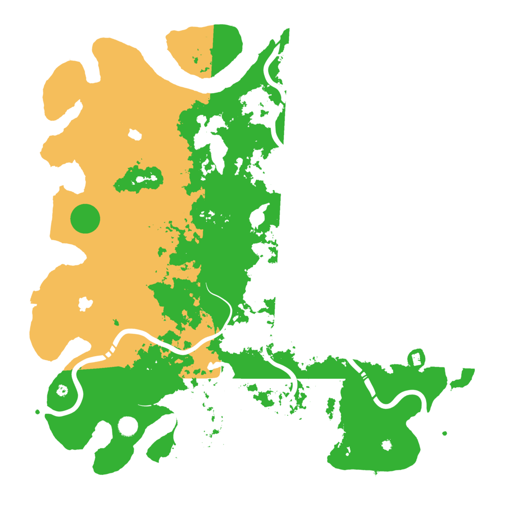Biome Rust Map: Procedural Map, Size: 4500, Seed: 1302371