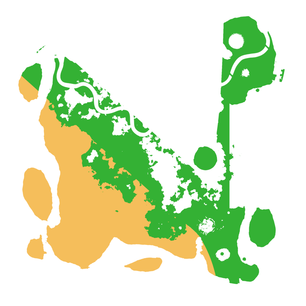 Biome Rust Map: Procedural Map, Size: 3550, Seed: 892015