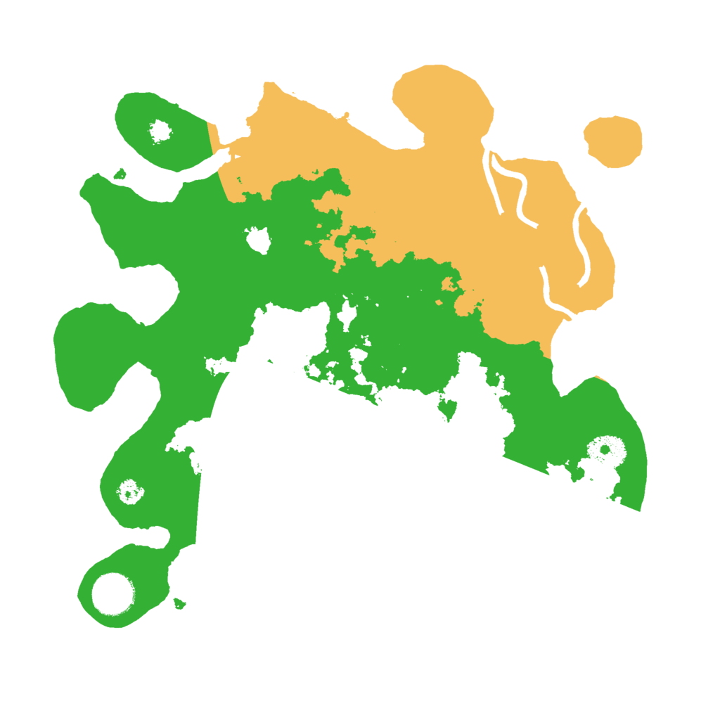 Biome Rust Map: Procedural Map, Size: 3000, Seed: 999