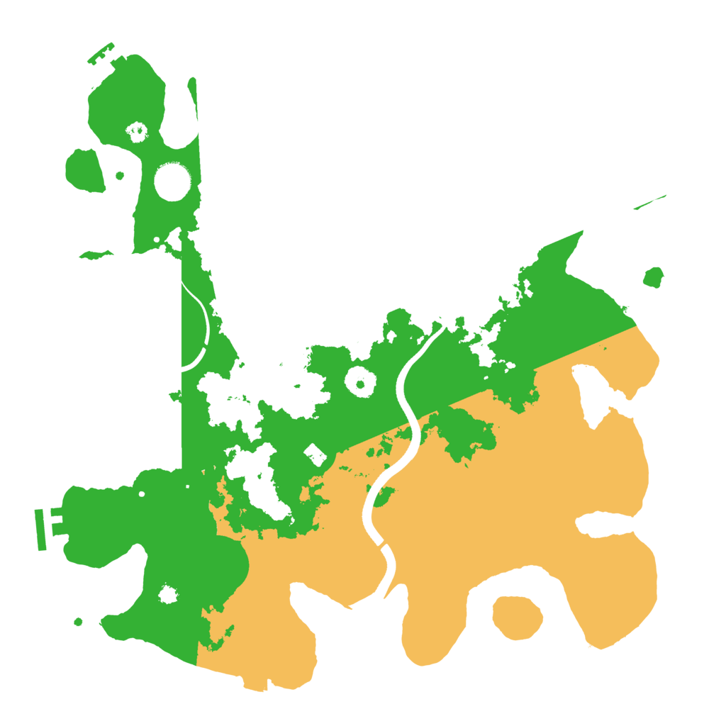 Biome Rust Map: Procedural Map, Size: 3550, Seed: 827474