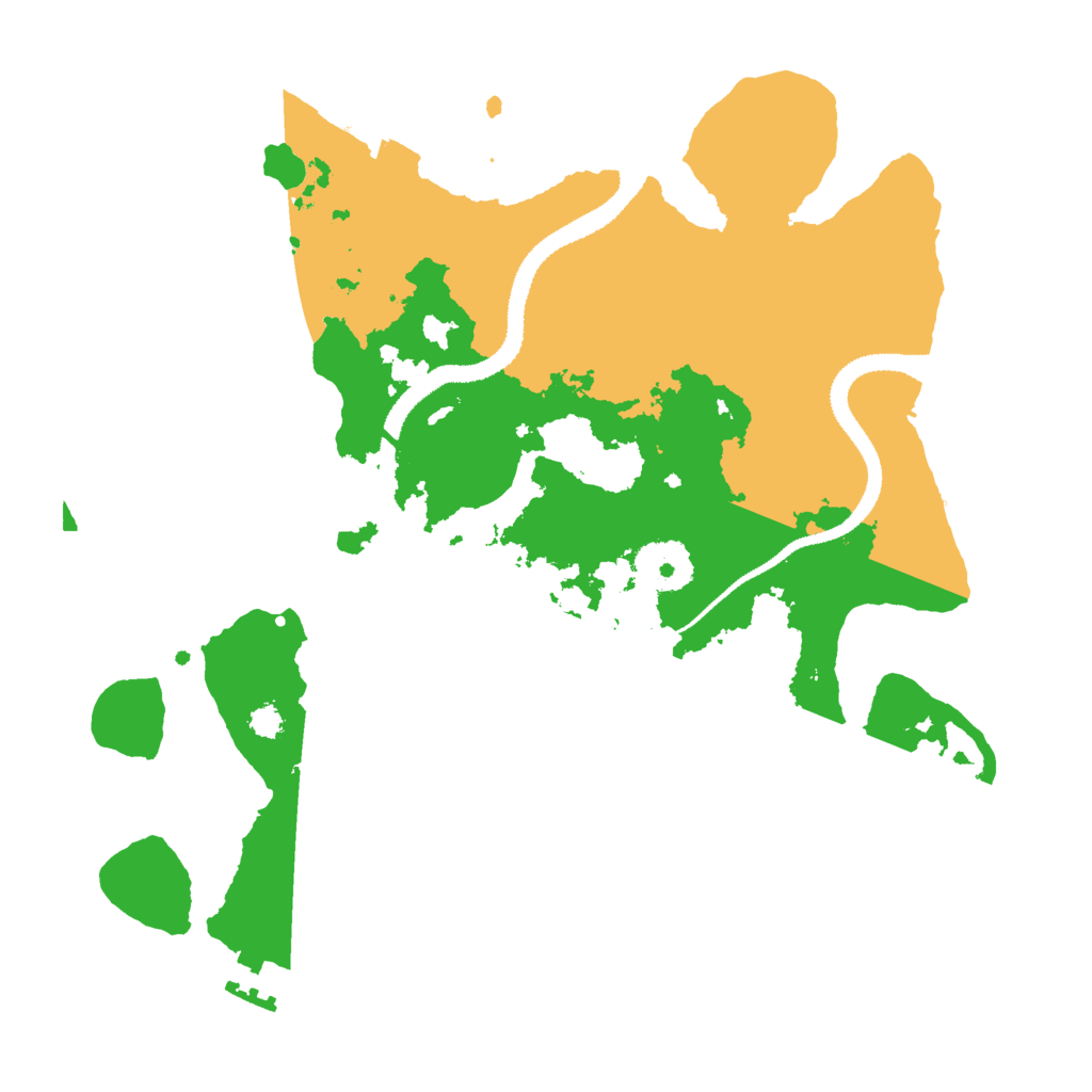 Biome Rust Map: Procedural Map, Size: 3000, Seed: 541989873