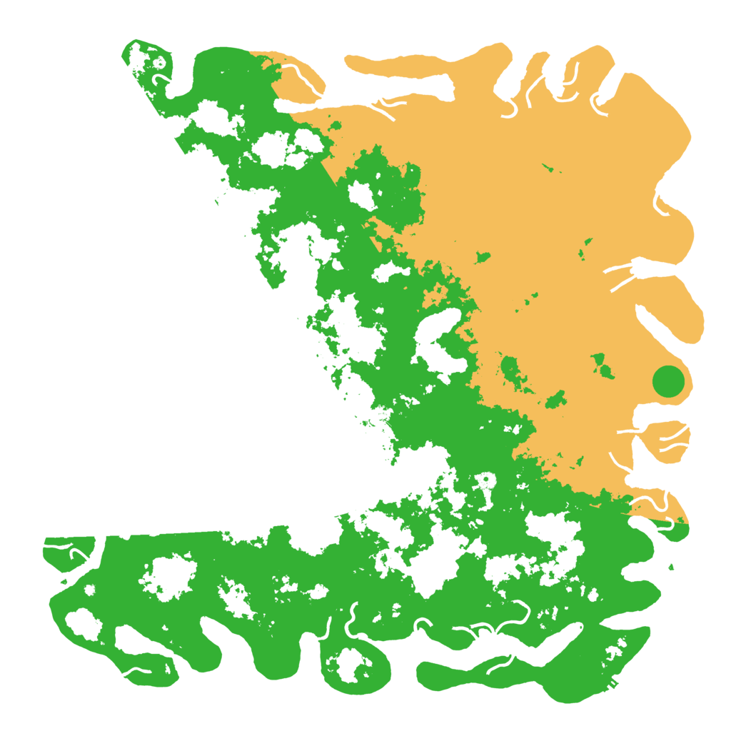 Biome Rust Map: Procedural Map, Size: 6000, Seed: 842948950