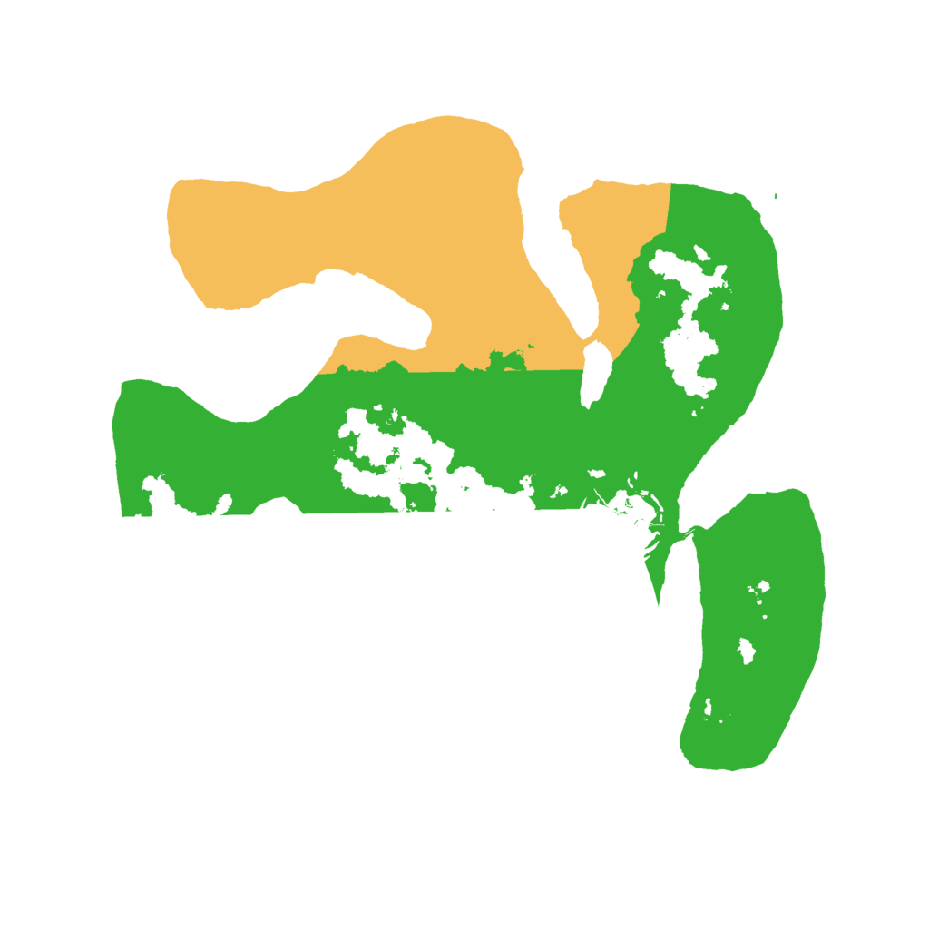 Biome Rust Map: Barren, Size: 2500, Seed: 245348