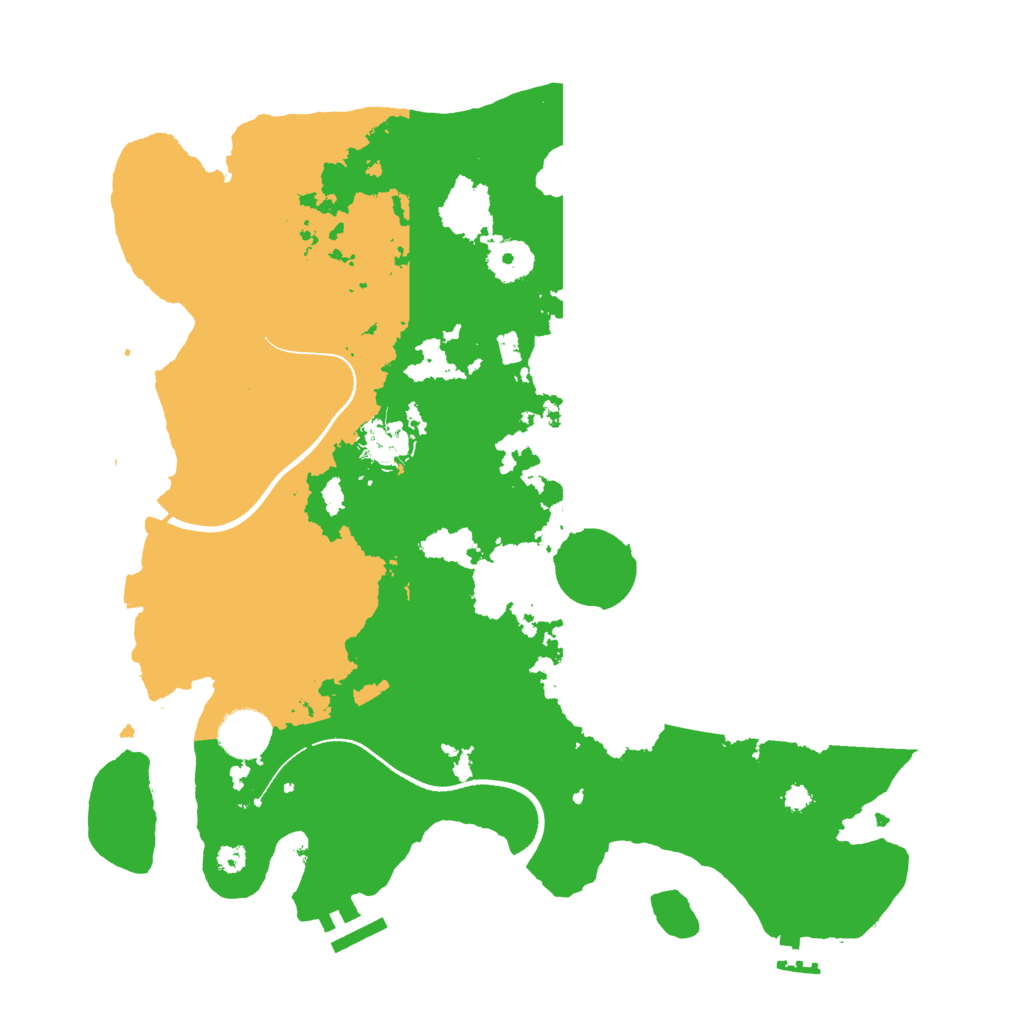 Biome Rust Map: Procedural Map, Size: 3550, Seed: 524753