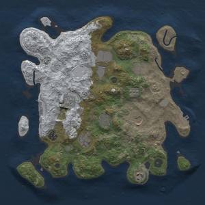 Thumbnail Rust Map: Procedural Map, Size: 3500, Seed: 900, 18 Monuments