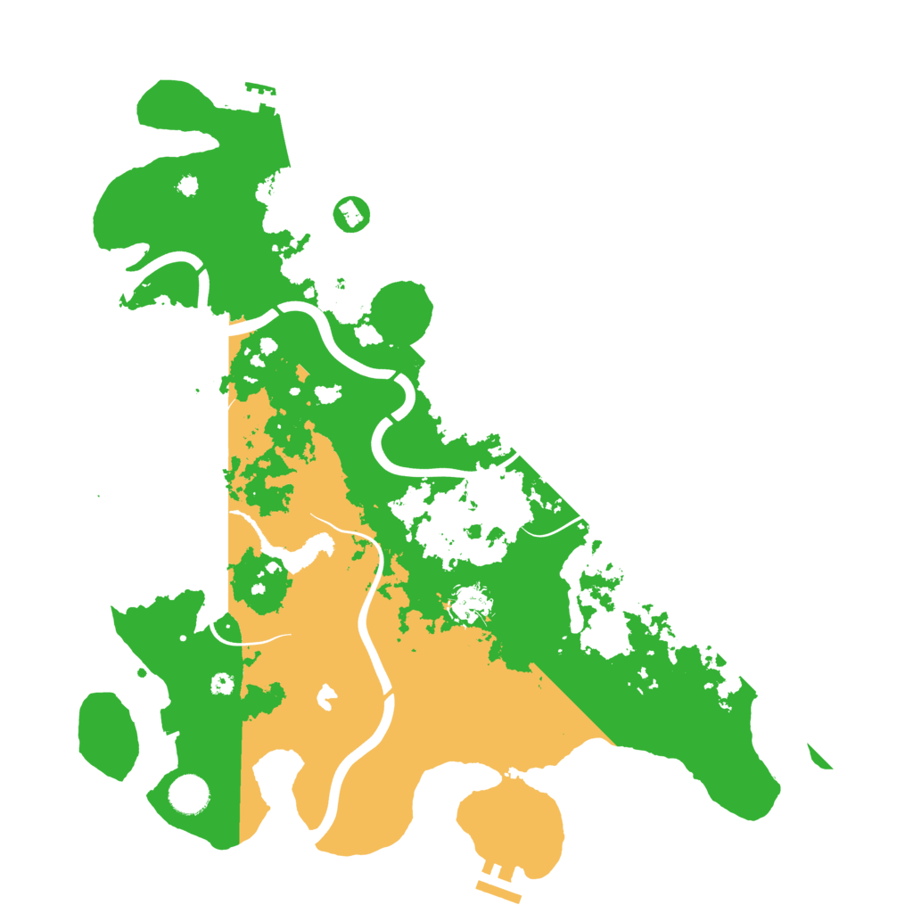 Biome Rust Map: Procedural Map, Size: 4000, Seed: 72854227